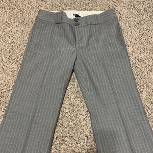 Gap 8R Gray Pin stripe dress pants